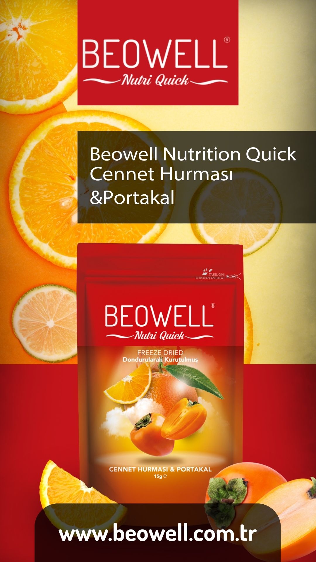 Beowell Nutri Quick Cennet Hurması&Portakal